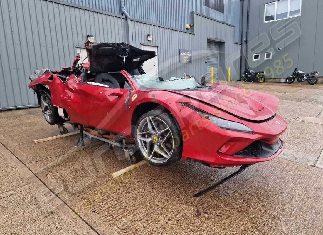 ferrari f8 tributo with 1,820 miles, being prepared for dismantling #7