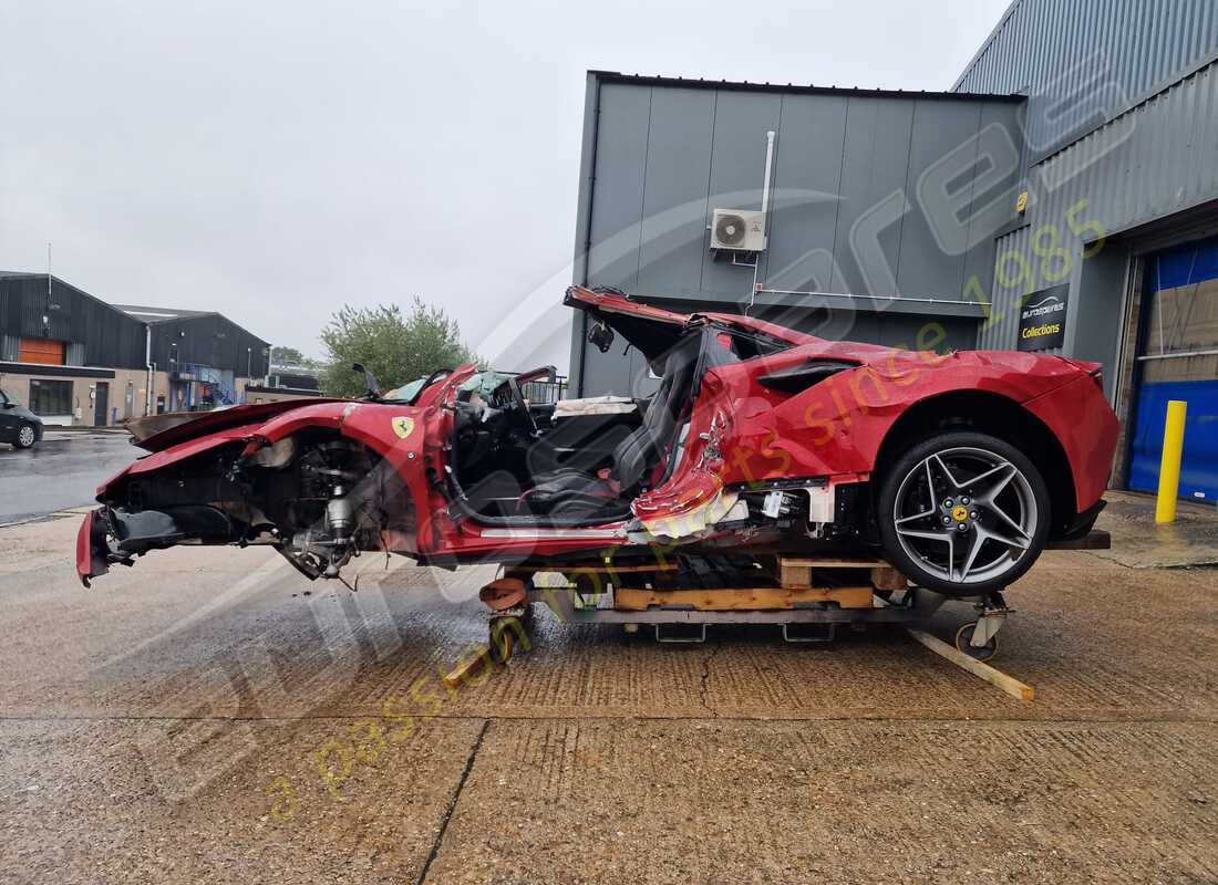 ferrari f8 tributo with 1,820 miles, being prepared for dismantling #2