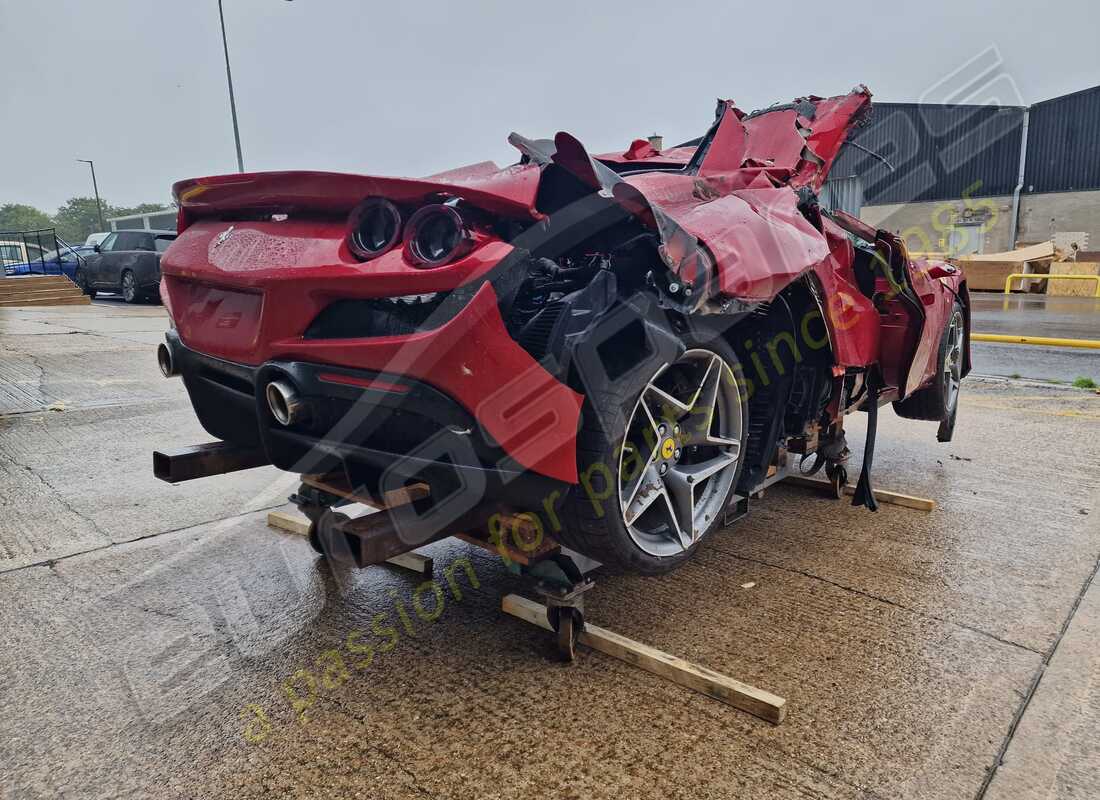 ferrari f8 tributo with 1,820 miles, being prepared for dismantling #5