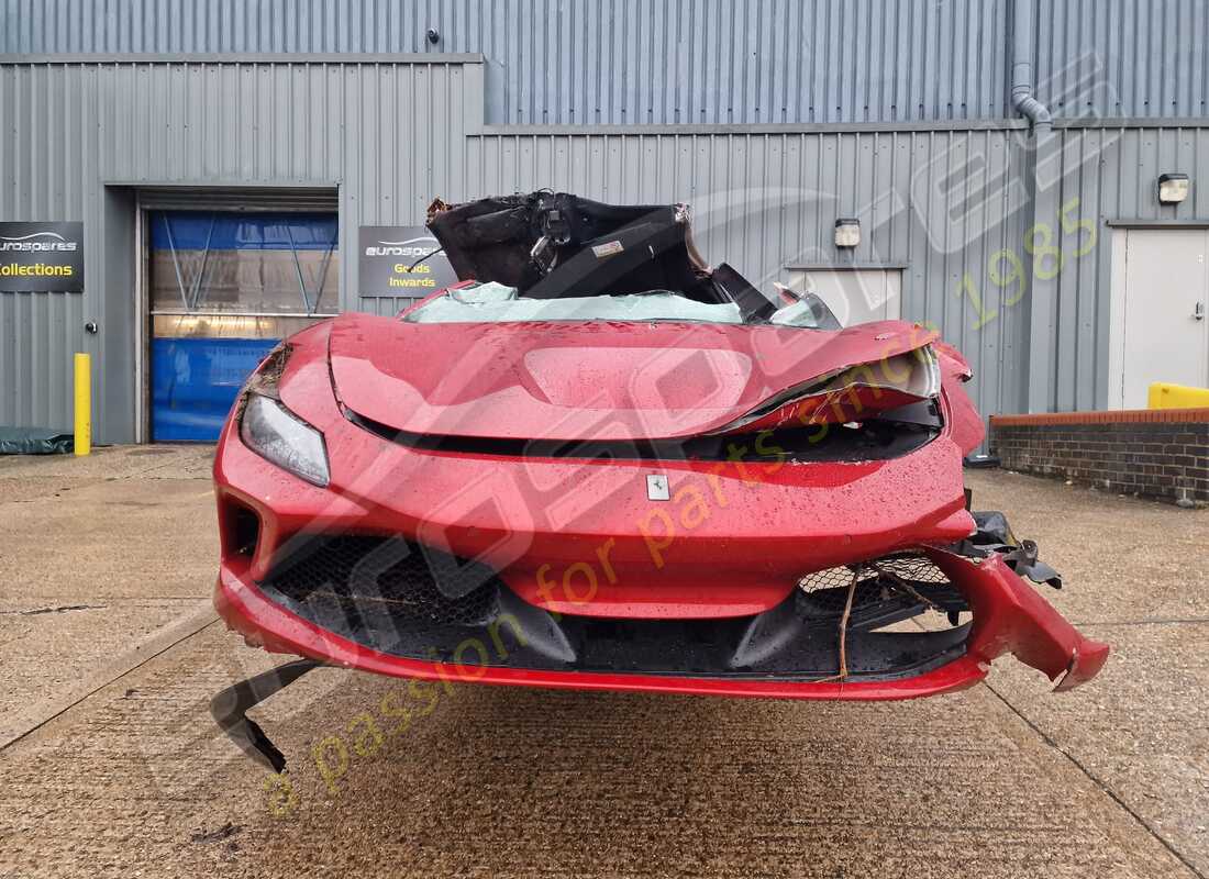 ferrari f8 tributo with 1,820 miles, being prepared for dismantling #8