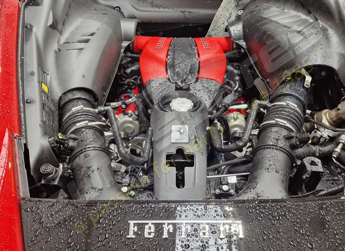 ferrari f8 tributo with 1,820 miles, being prepared for dismantling #13
