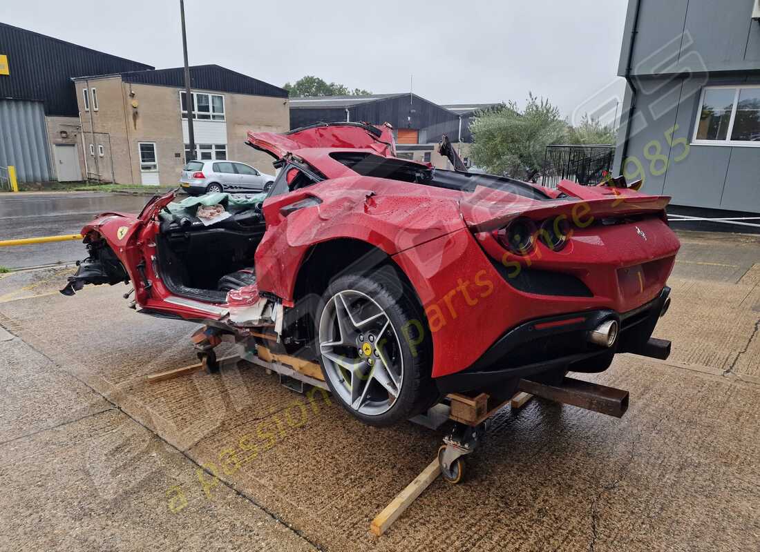 ferrari f8 tributo with 1,820 miles, being prepared for dismantling #3