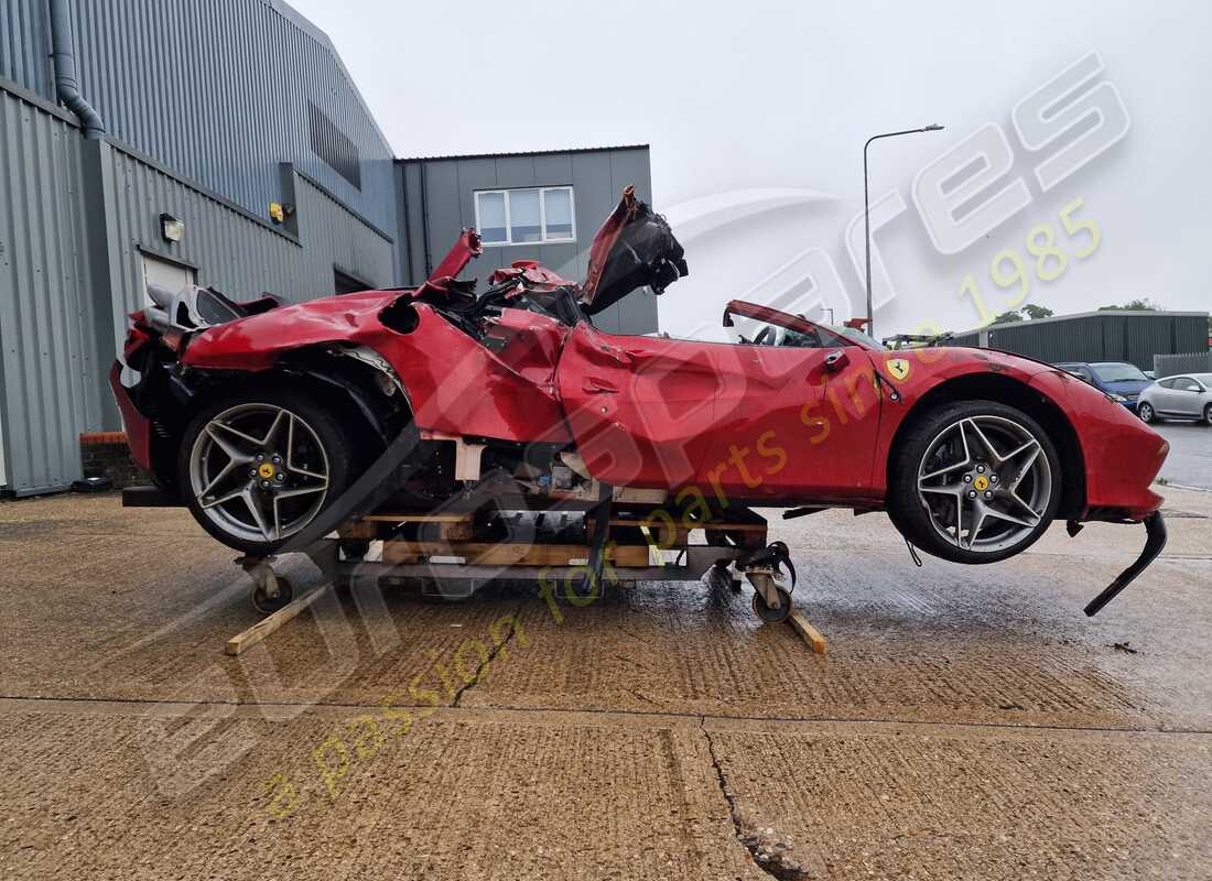 ferrari f8 tributo with 1,820 miles, being prepared for dismantling #6