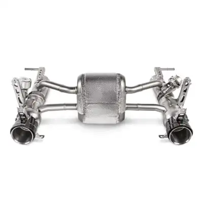 Akrapovic Ferrari 488 rear silencer.