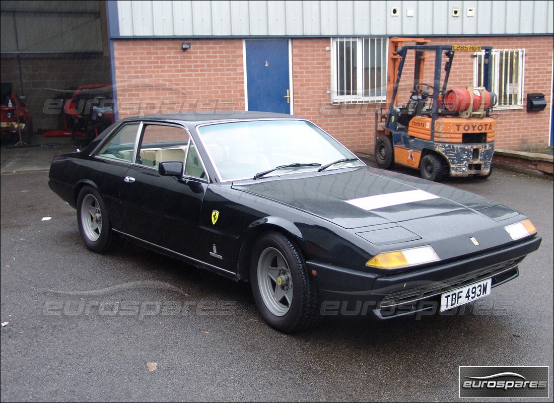Ferrari 400i (1983 Mechanical) with 63,579 Miles, being prepared for breaking #1