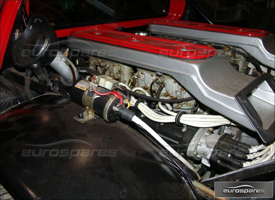 Ferrari 512 BB with 15,936 Miles, being prepared for breaking #10
