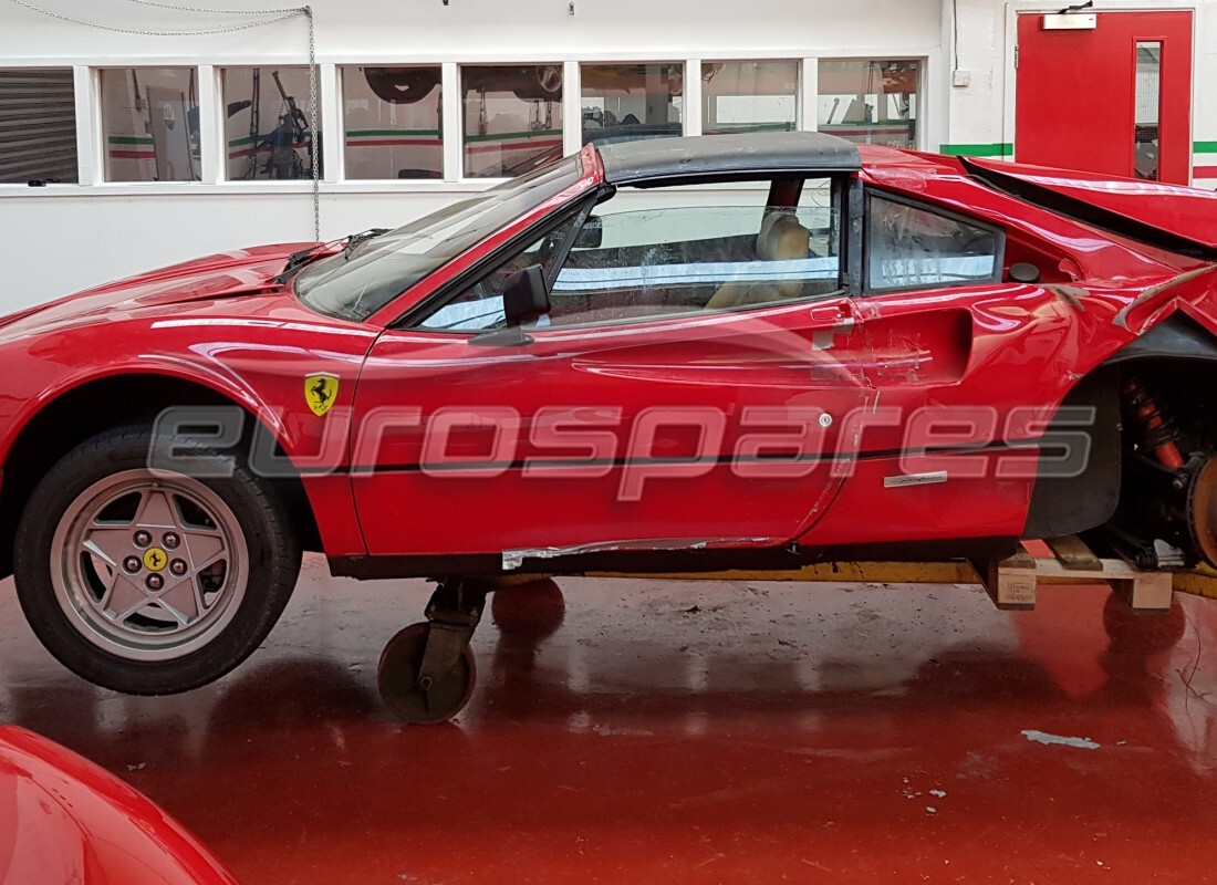 Ferrari 328 (1988) with 29,660 Kilometers, being prepared for breaking #2