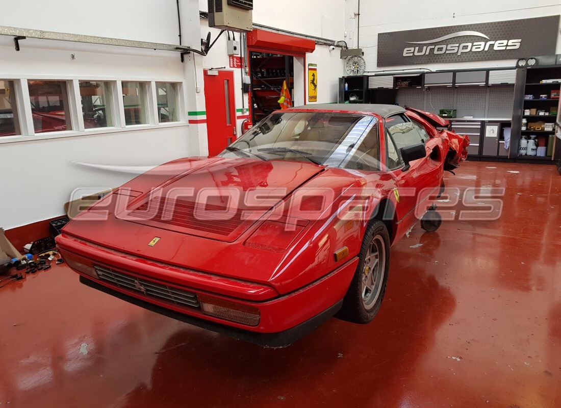 Ferrari 328 (1988) with 29,660 Kilometers, being prepared for breaking #1