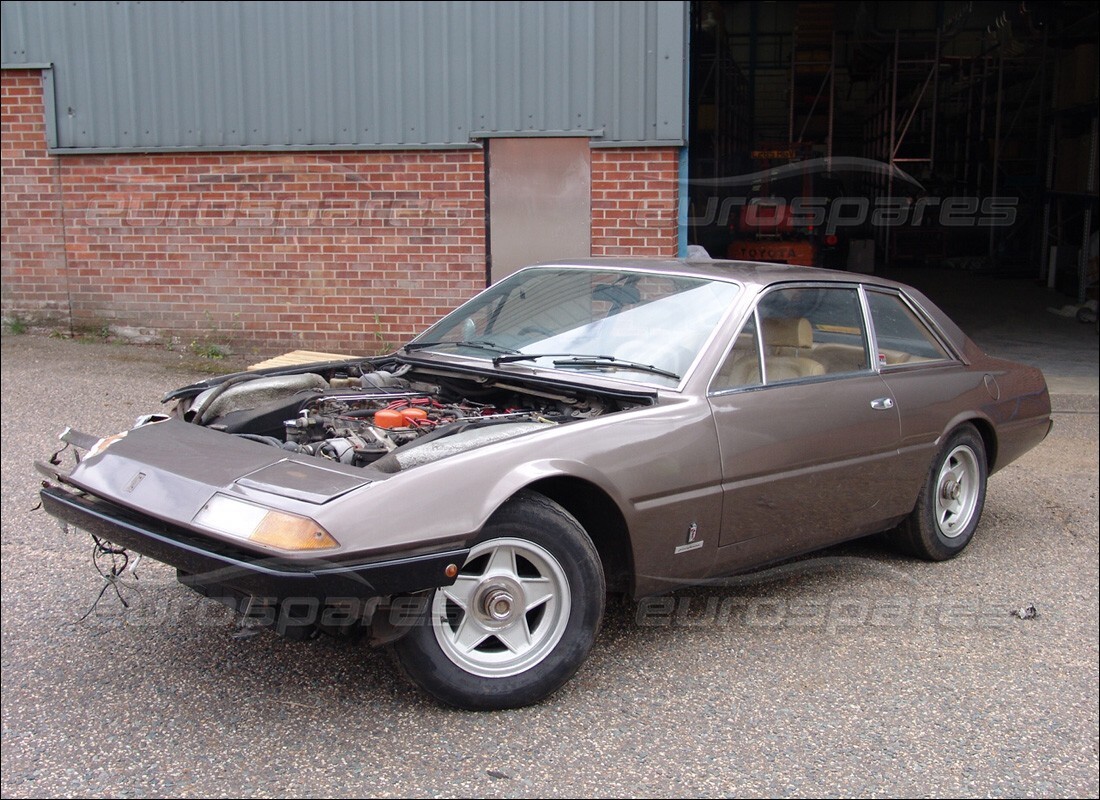 Ferrari 365 GT4 2+2 (1973) with 74,889 Miles, being prepared for breaking #8