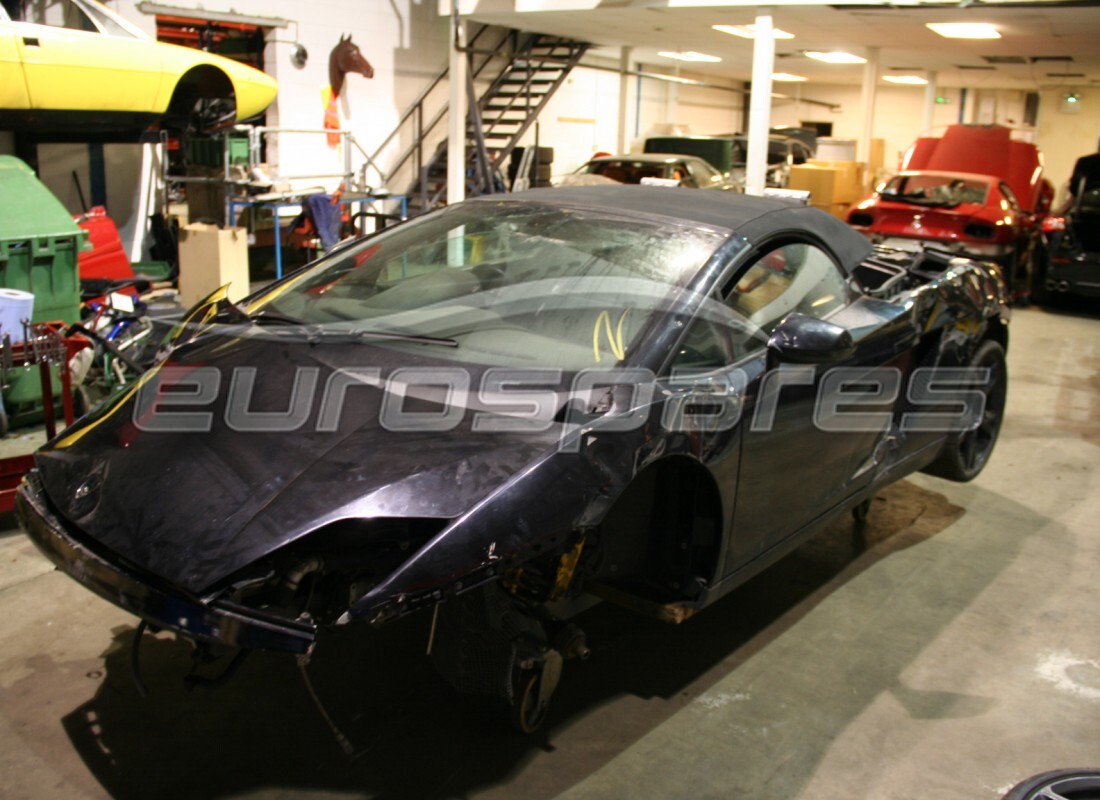 Lamborghini LP560-4 Spider (2010) with 32,026 Miles, being prepared for breaking #1