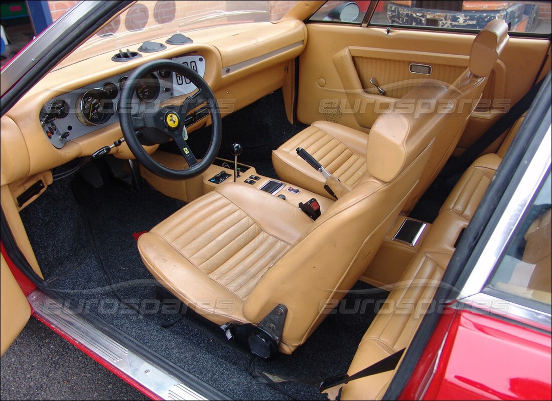 Ferrari 308 GT4 Dino (1979) with 54,824 Kilometers, being prepared for breaking #6