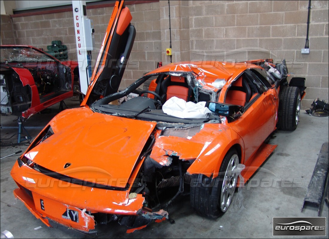 Lamborghini Murcielago Coupe (2003) with 6,200 Kilometers, being prepared for breaking #3