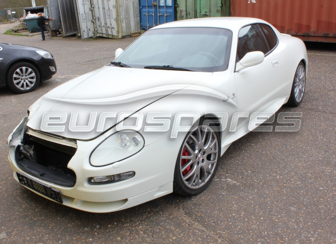 Maserati 4200 Gransport (2005) getting ready to be stripped for parts at Eurospares