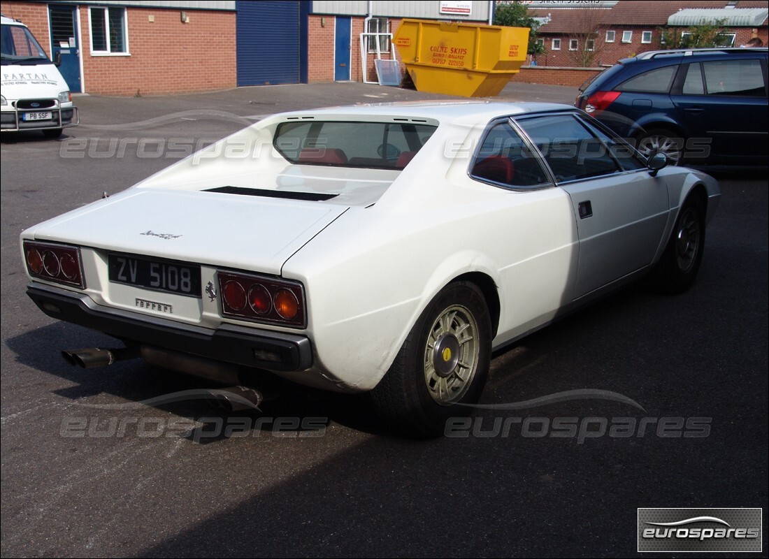 Ferrari 308 GT4 Dino (1976) with 68,108 Miles, being prepared for breaking #3