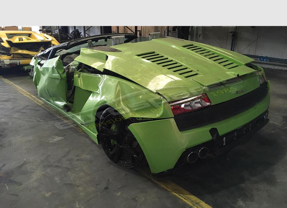 Lamborghini LP560-4 Spider (2013) with Unknown, being prepared for breaking #3