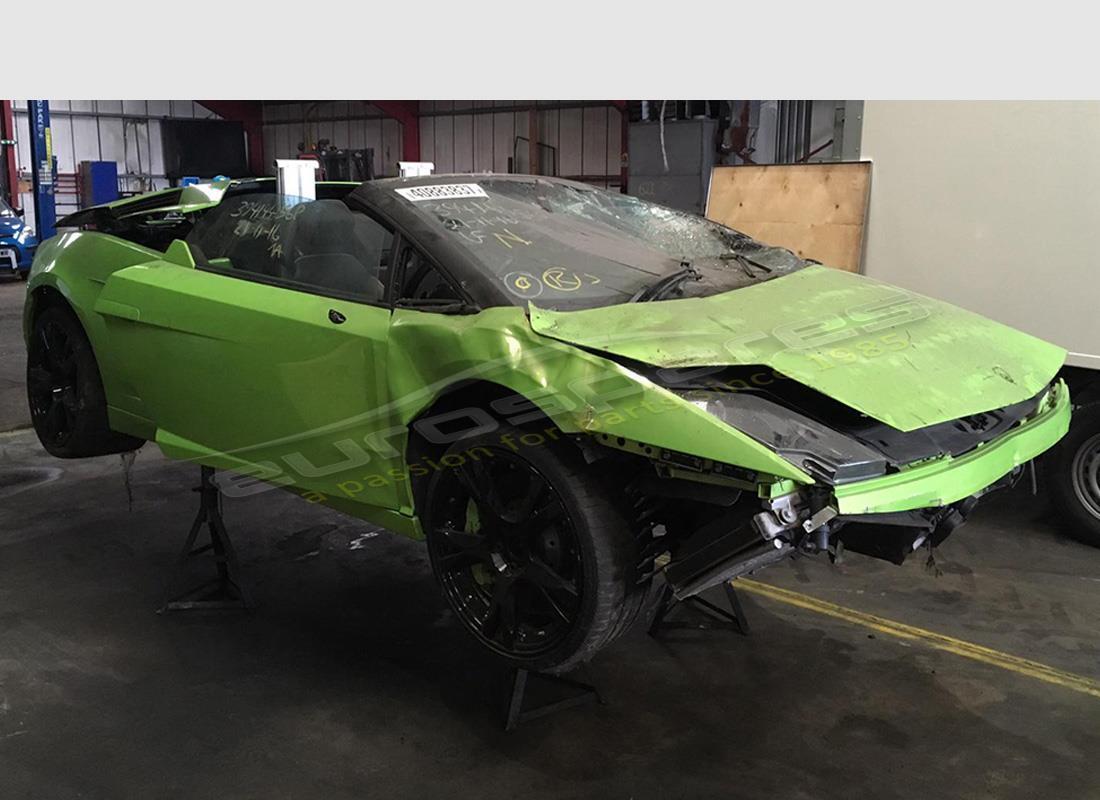 Lamborghini LP560-4 Spider (2013) with Unknown, being prepared for breaking #6