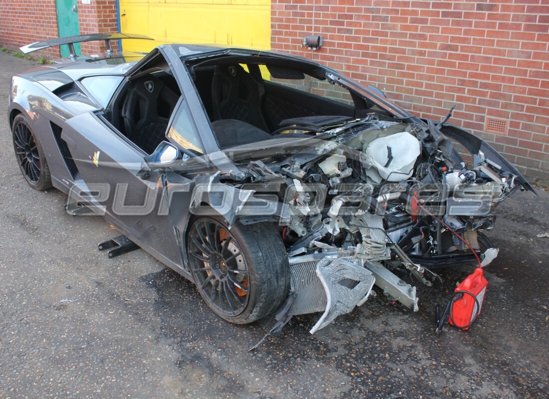 Lamborghini LP560-2 Coupe 50 (2014) with 7,461 Miles, being prepared for breaking #4