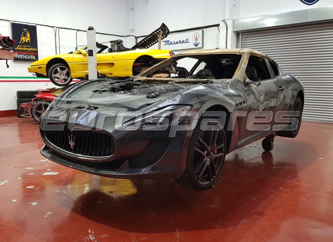 Maserati GranTurismo MC Stradale (2011) with 14,000 Kilometers, being prepared for breaking #1