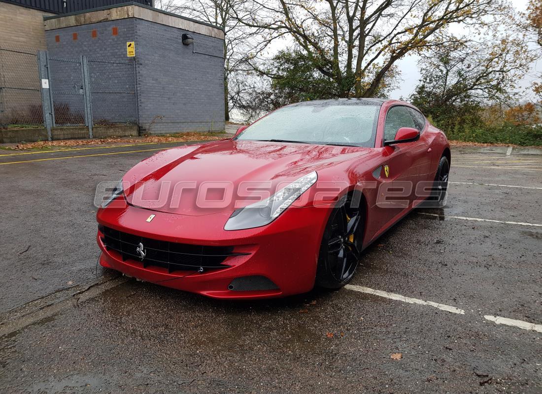Ferrari FF (Europe) getting ready to be stripped for parts at Eurospares