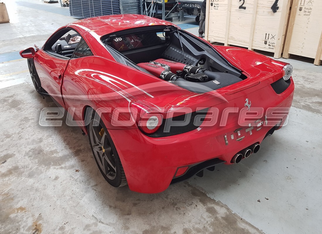 Ferrari 458 Italia (Europe) with 22,883 Miles, being prepared for breaking #3