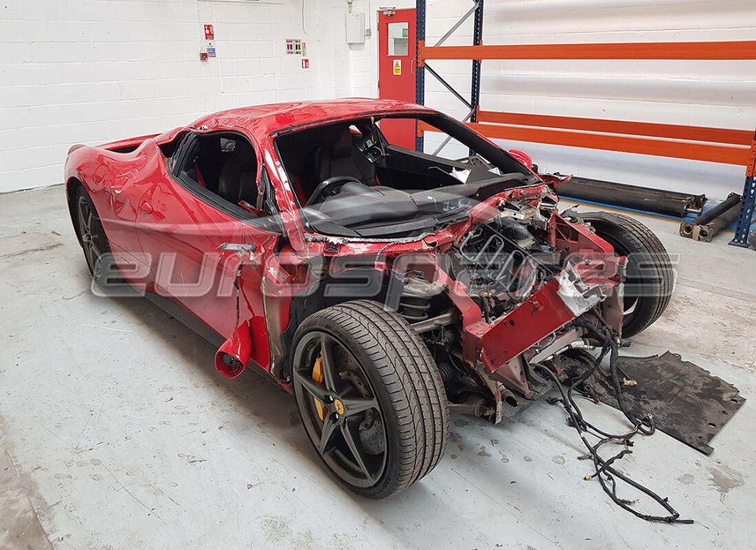 Ferrari 458 Italia (Europe) with 22,883 Miles, being prepared for breaking #8