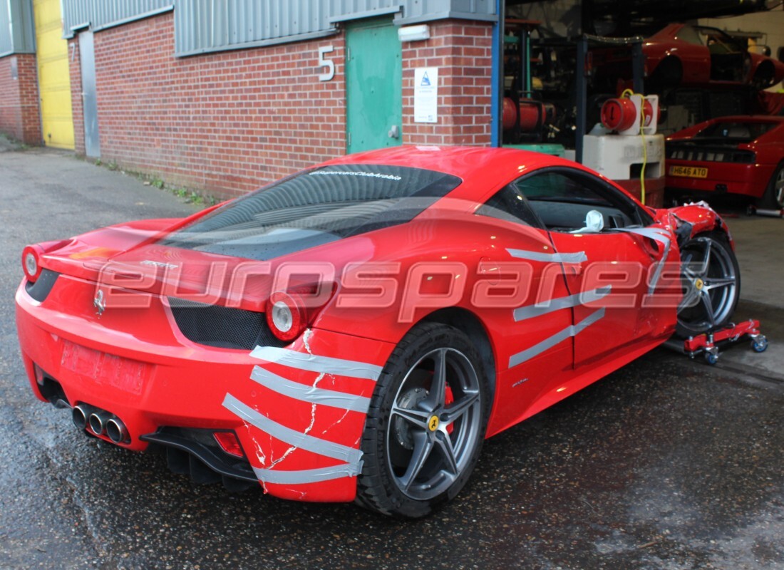 Ferrari 458 Italia (Europe) with 42,651 Kilometers, being prepared for breaking #4