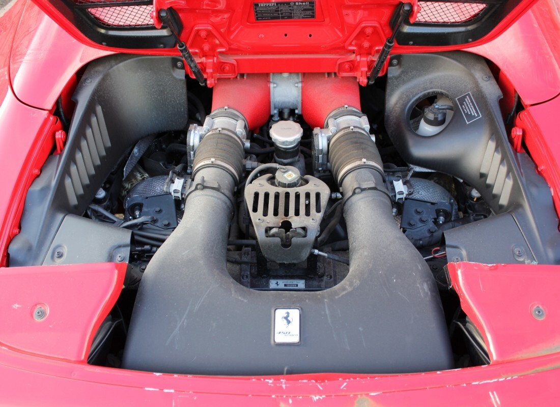 Ferrari 458 Spider (Europe) with 869 Miles, being prepared for breaking #6