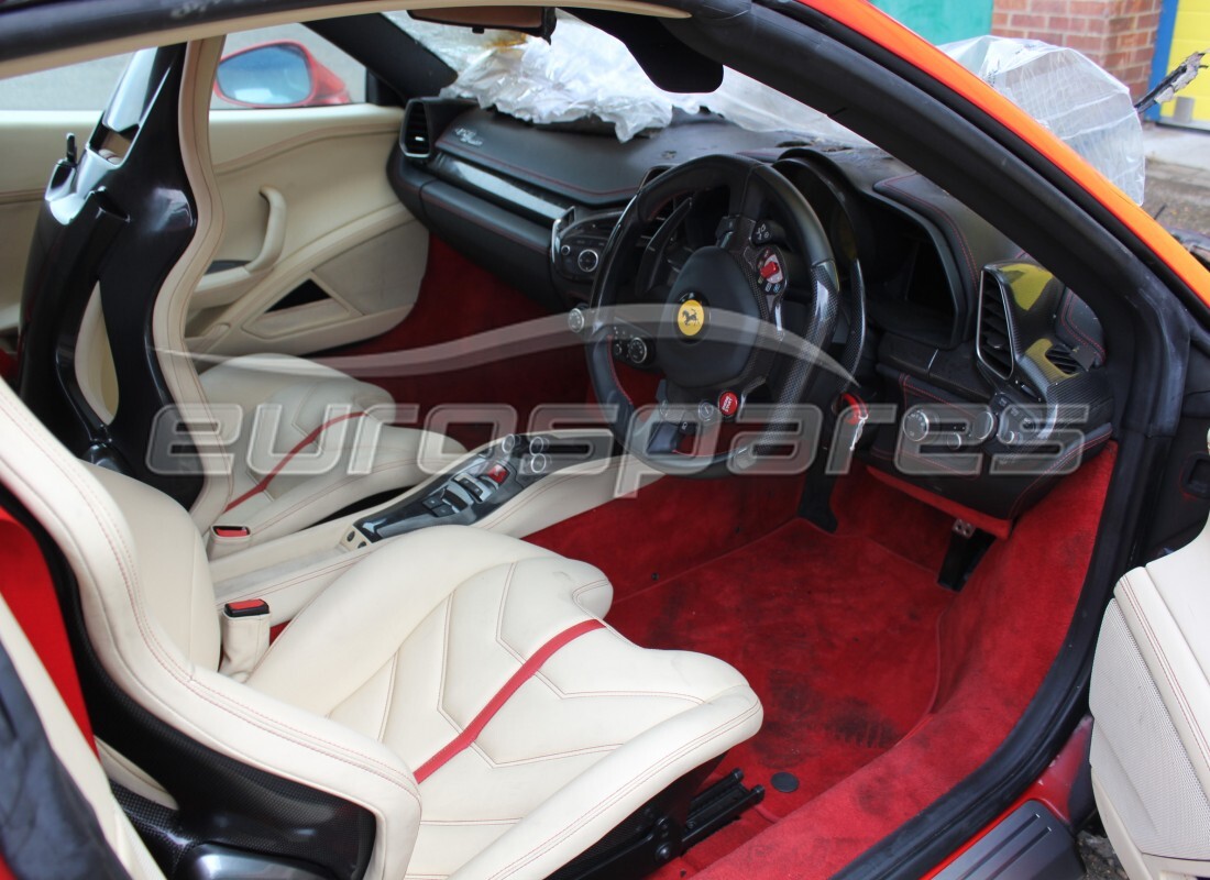Ferrari 458 Spider (Europe) with 2,793 Miles, being prepared for breaking #10