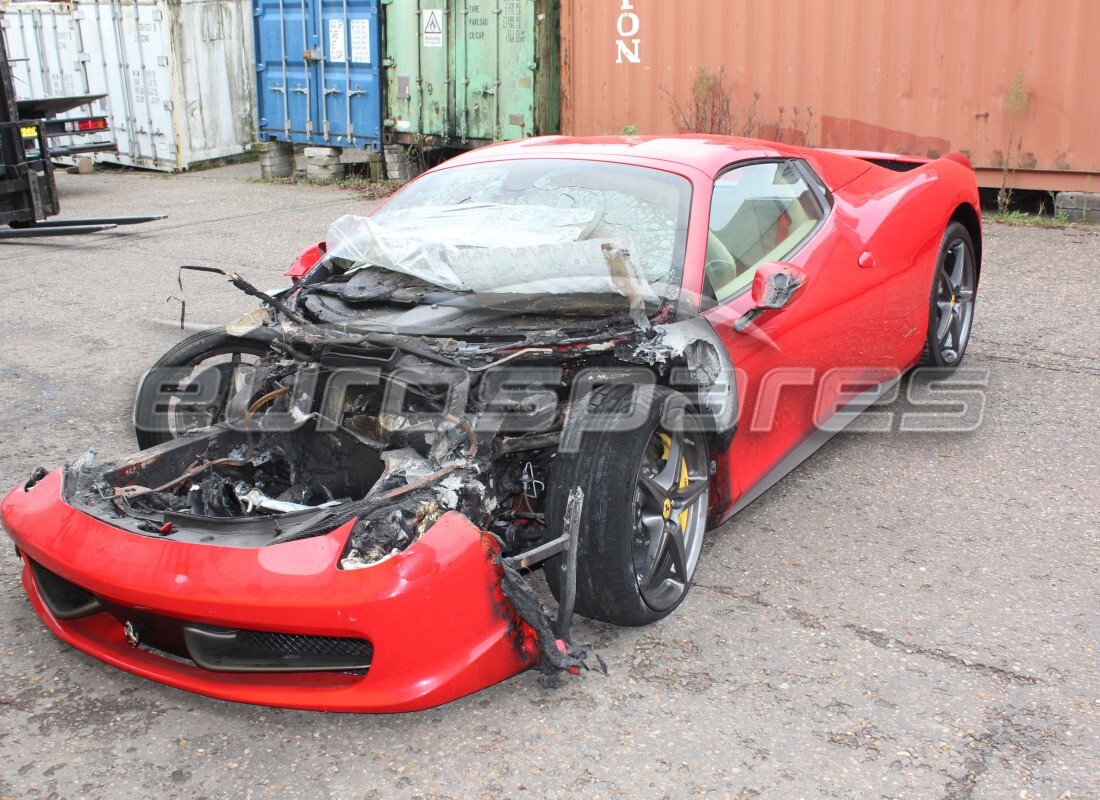 Ferrari 458 Spider (Europe) with 2,793 Miles, being prepared for breaking #1