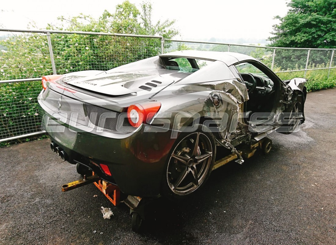 Ferrari 458 Spider (Europe) with 6,190 Miles, being prepared for breaking #3