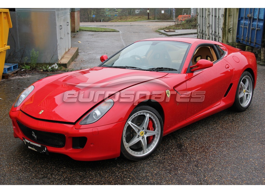 Ferrari 599 GTB Fiorano (Europe) getting ready to be stripped for parts at Eurospares