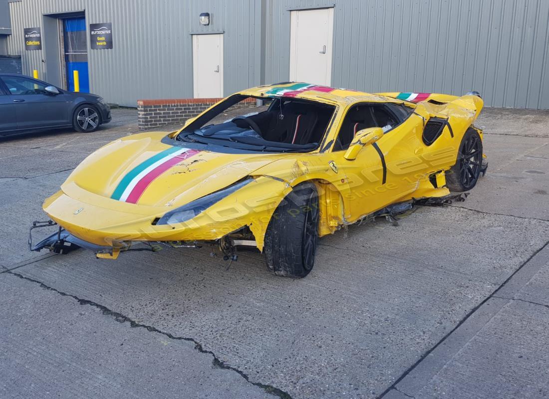 Ferrari 488 Pista with 482 Miles, being prepared for breaking #1