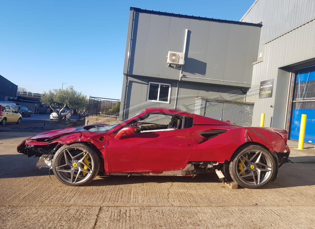 Ferrari F8 Spider with 940 Miles, being prepared for breaking #3