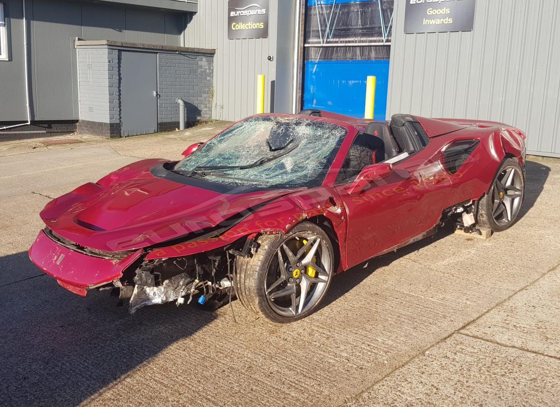 Ferrari F8 Spider with 940 Miles, being prepared for breaking #2