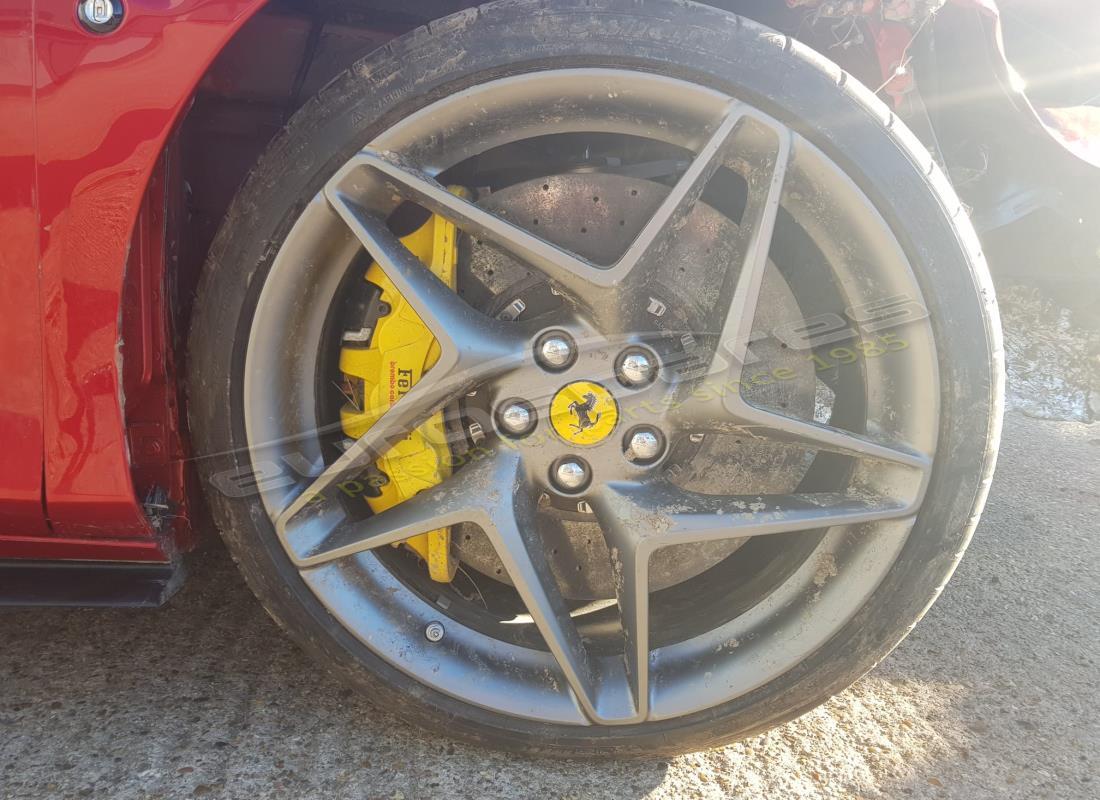 Ferrari F8 Spider with 940 Miles, being prepared for breaking #17