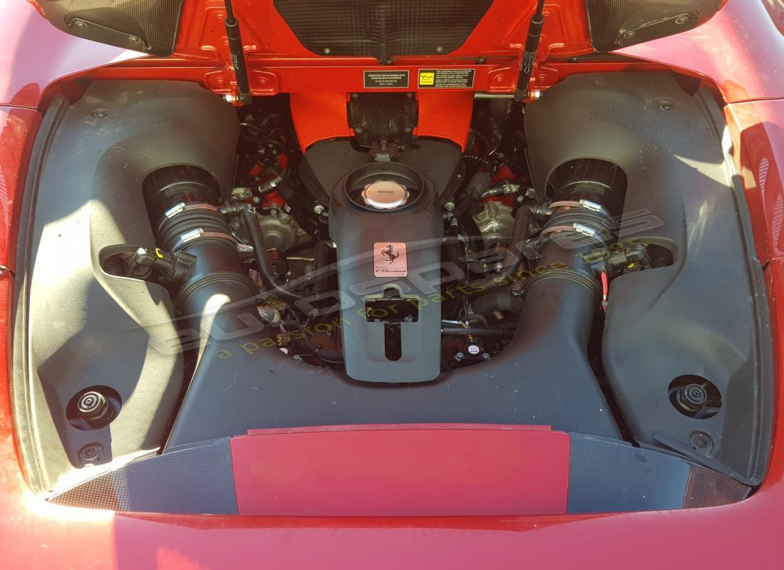 Ferrari F8 Spider with 940 Miles, being prepared for breaking #14