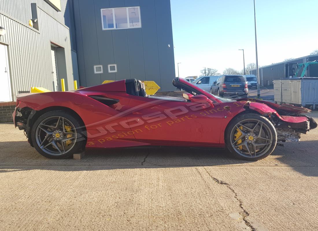 Ferrari F8 Spider with 940 Miles, being prepared for breaking #7