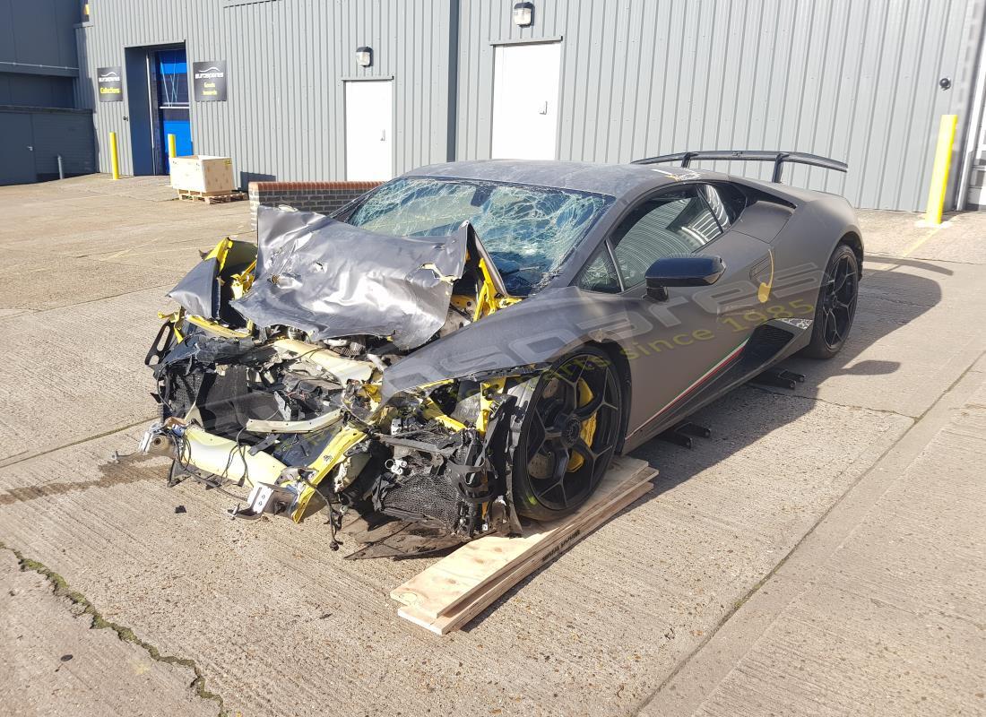 Lamborghini Performante Coupe (2018) with 0 Miles, being prepared for breaking #1