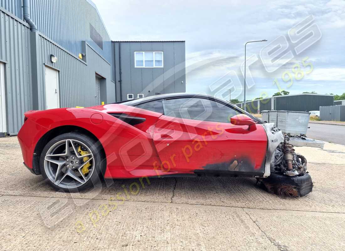 Ferrari F8 Tributo with 973 Miles, being prepared for breaking #6