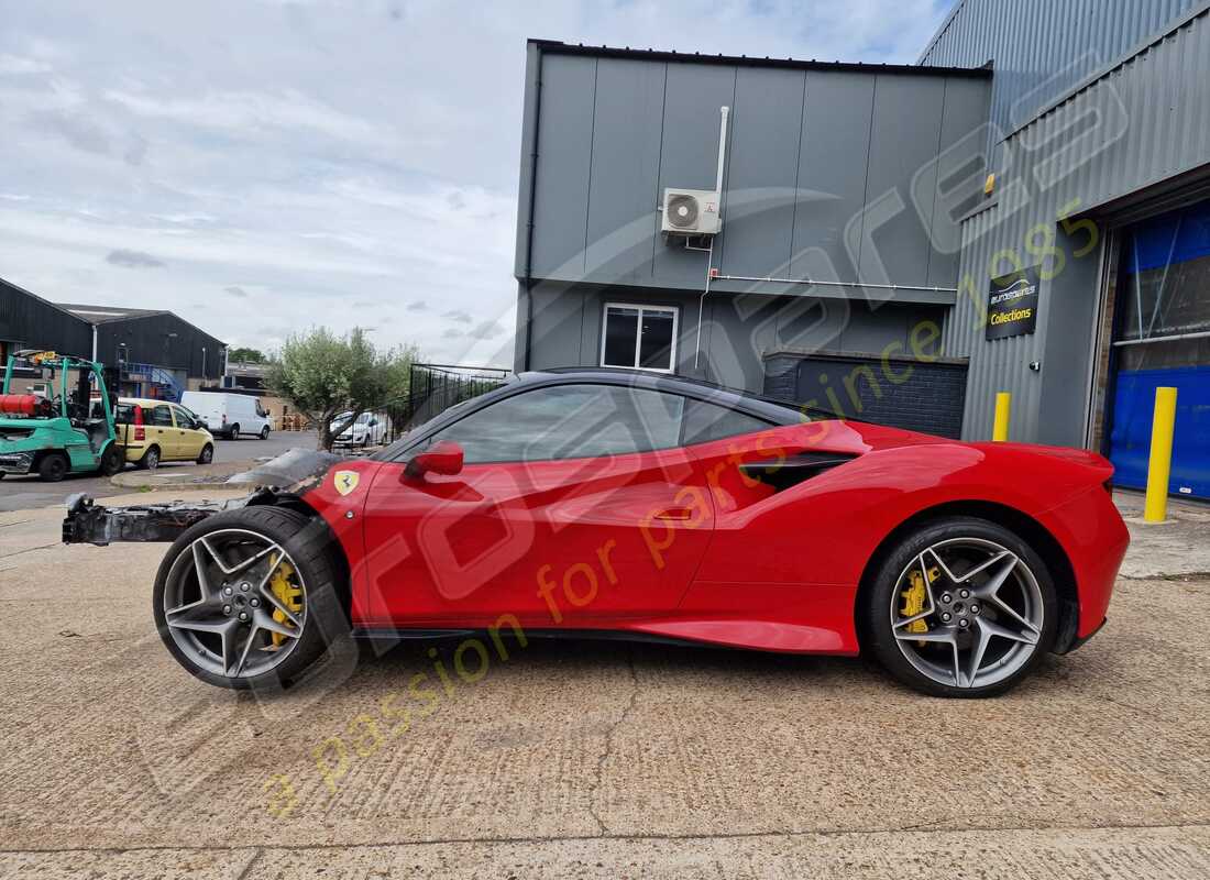 Ferrari F8 Tributo with 973 Miles, being prepared for breaking #2