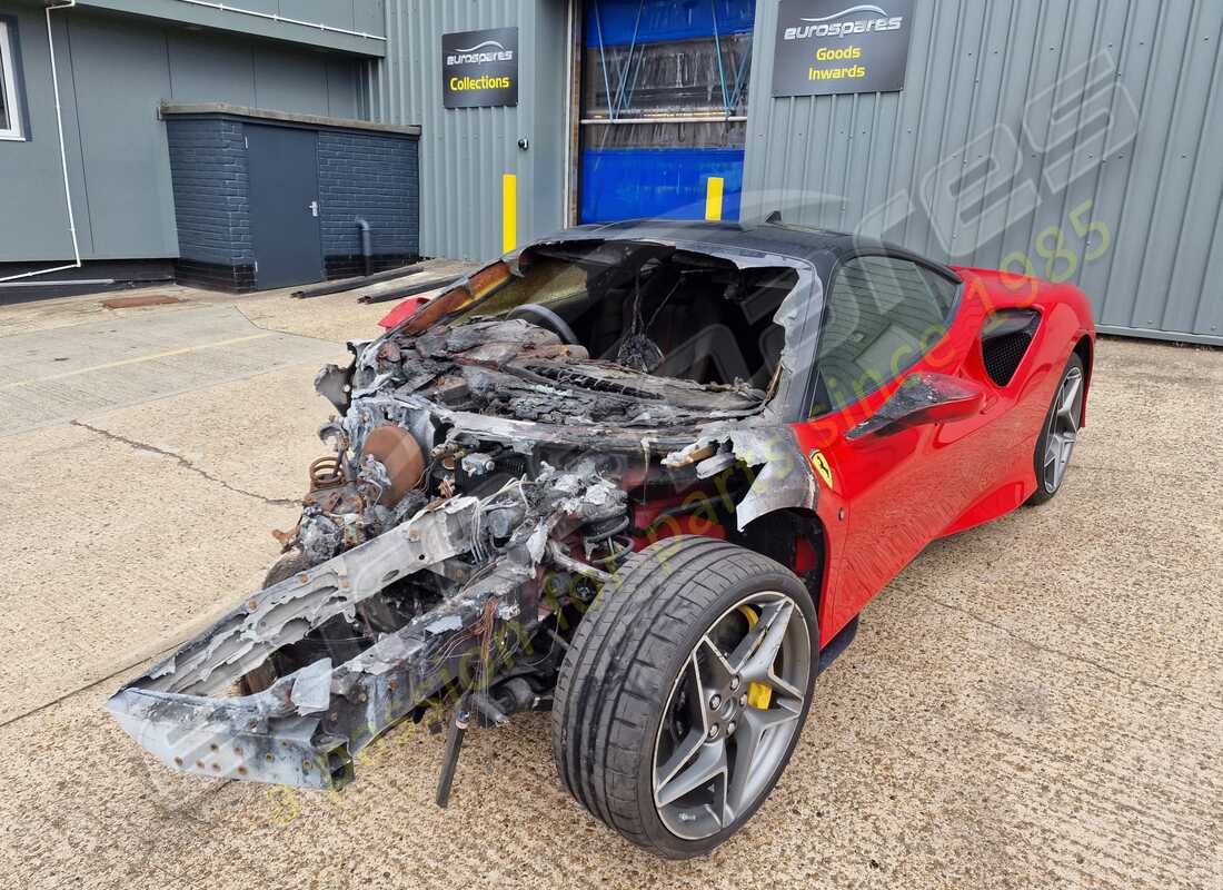 Ferrari F8 Tributo with 973 Miles, being prepared for breaking #1