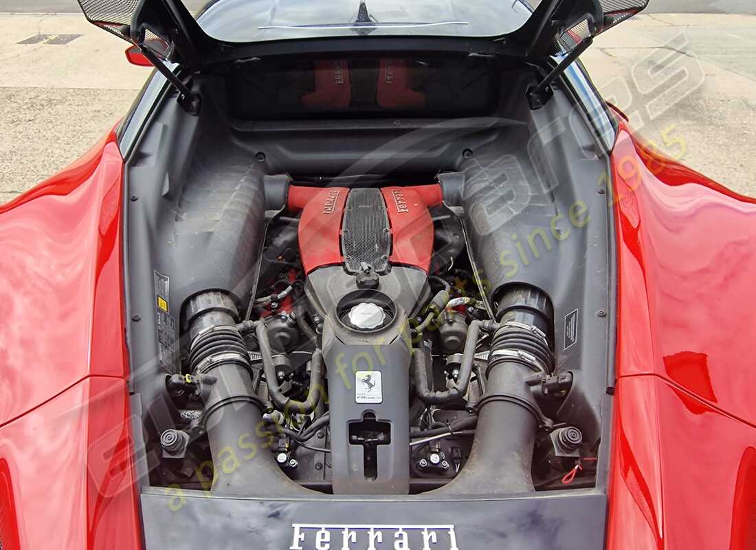 Ferrari F8 Tributo with 973 Miles, being prepared for breaking #13