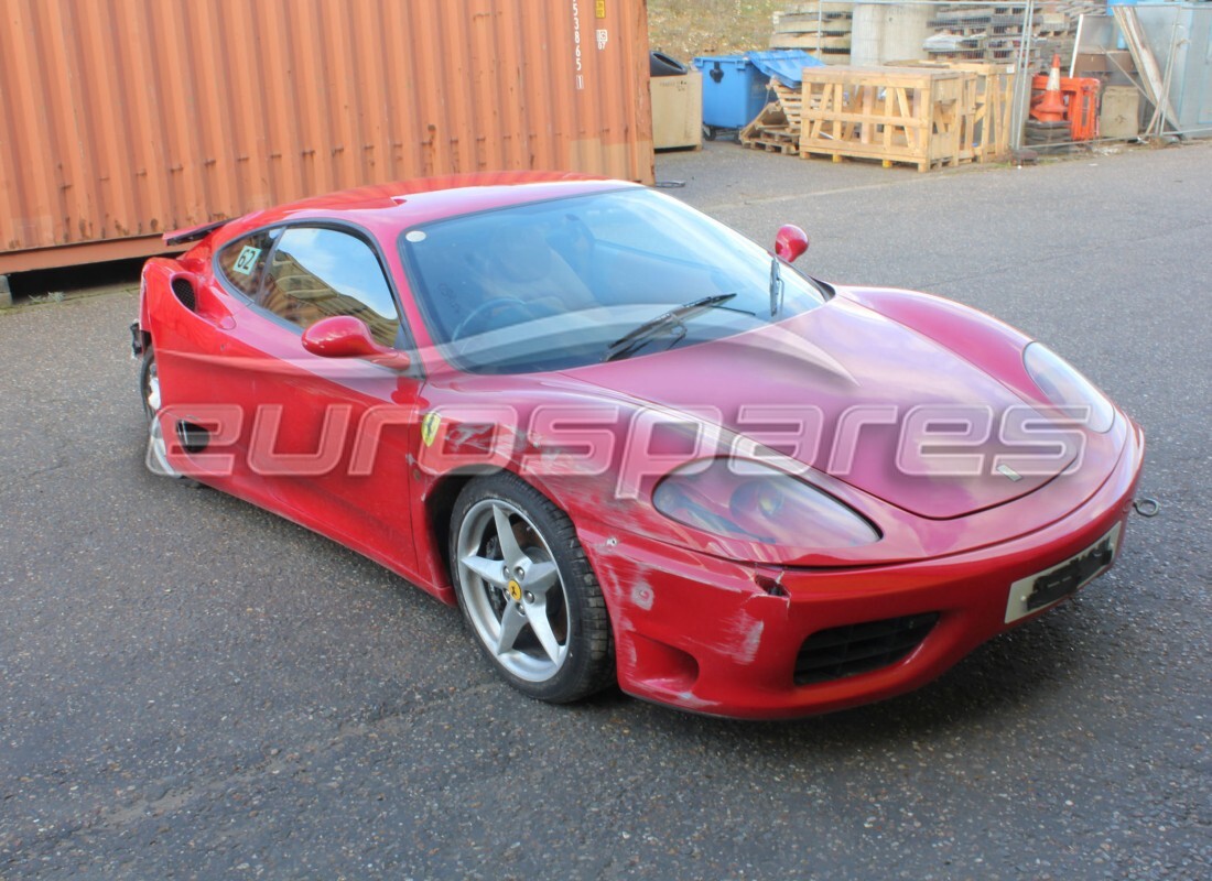 Ferrari 360 Modena with 39,154 Miles, being prepared for breaking #8