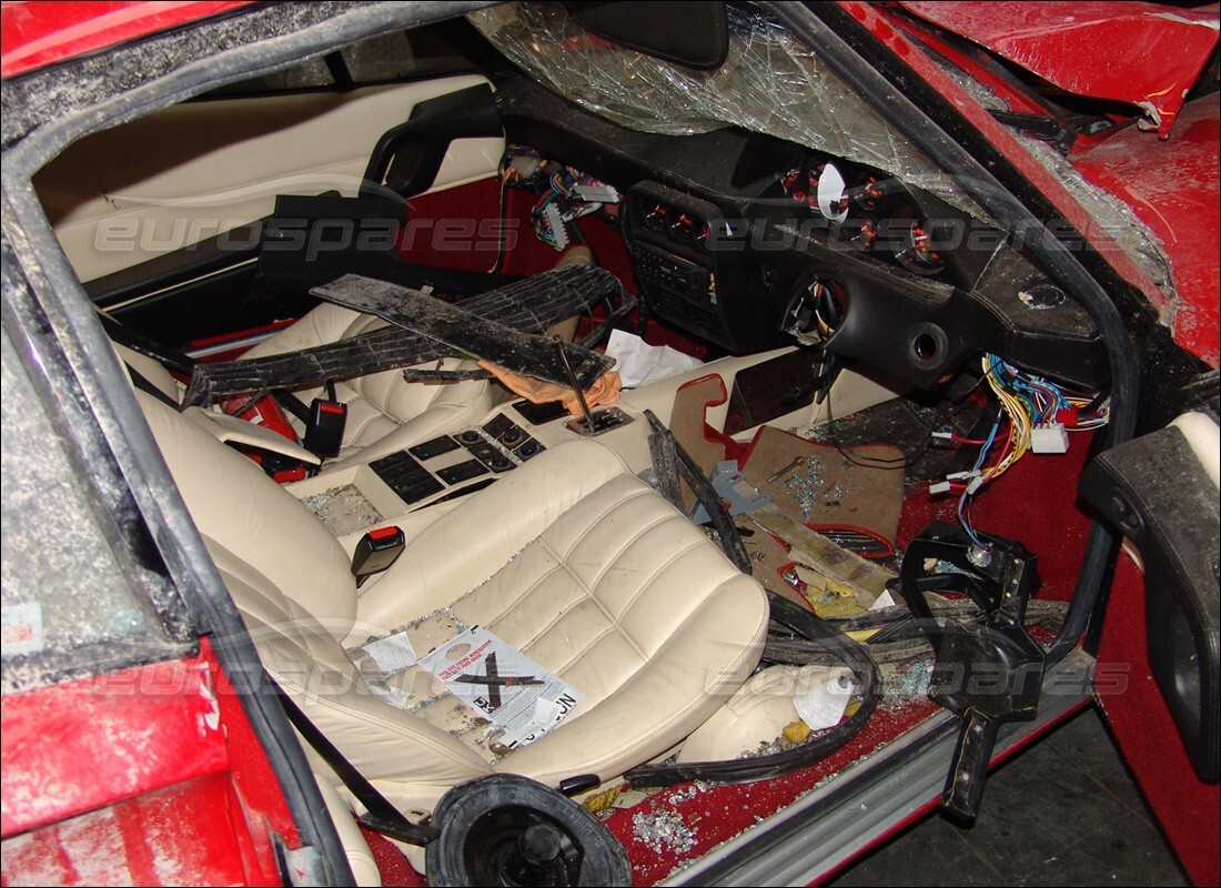 Ferrari 328 (1985) with 25,374 Miles, being prepared for breaking #2