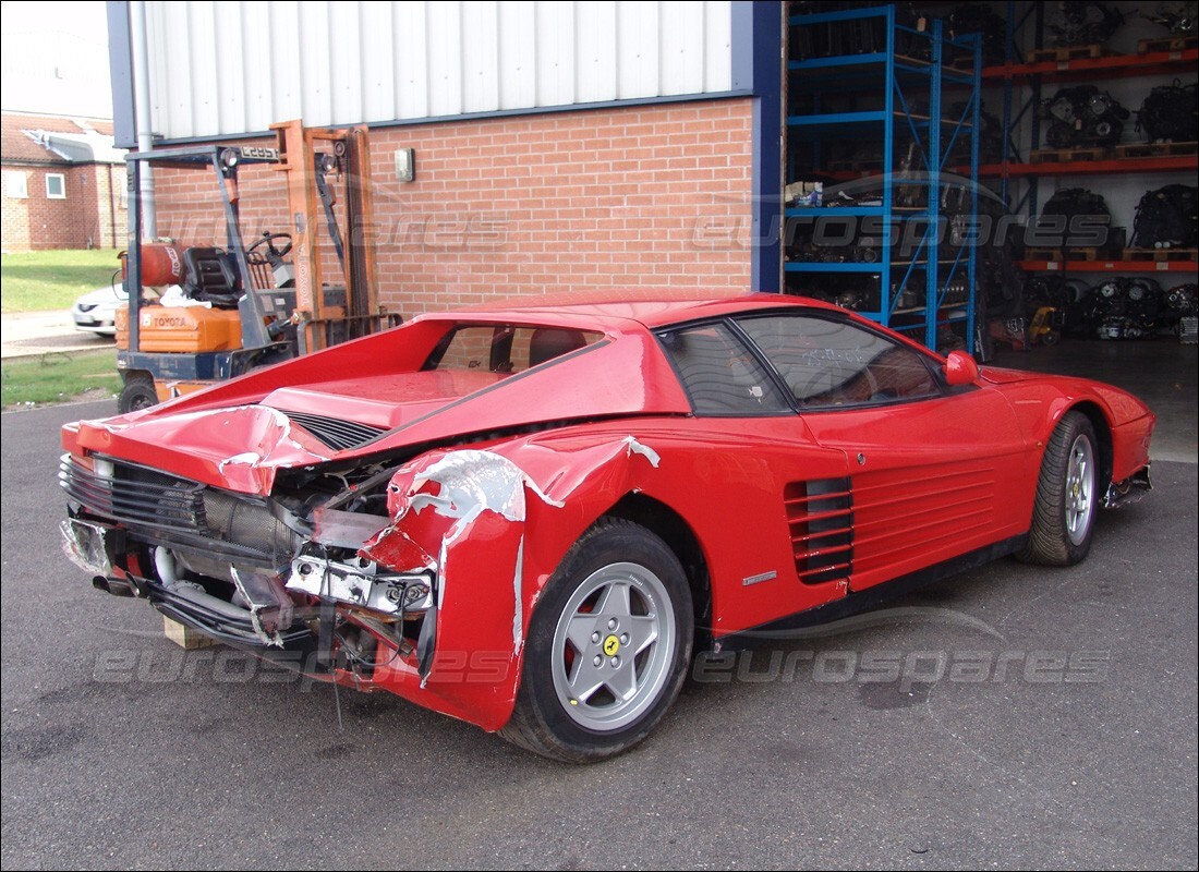 Ferrari Testarossa (1990) with 18,584 Miles, being prepared for breaking #5