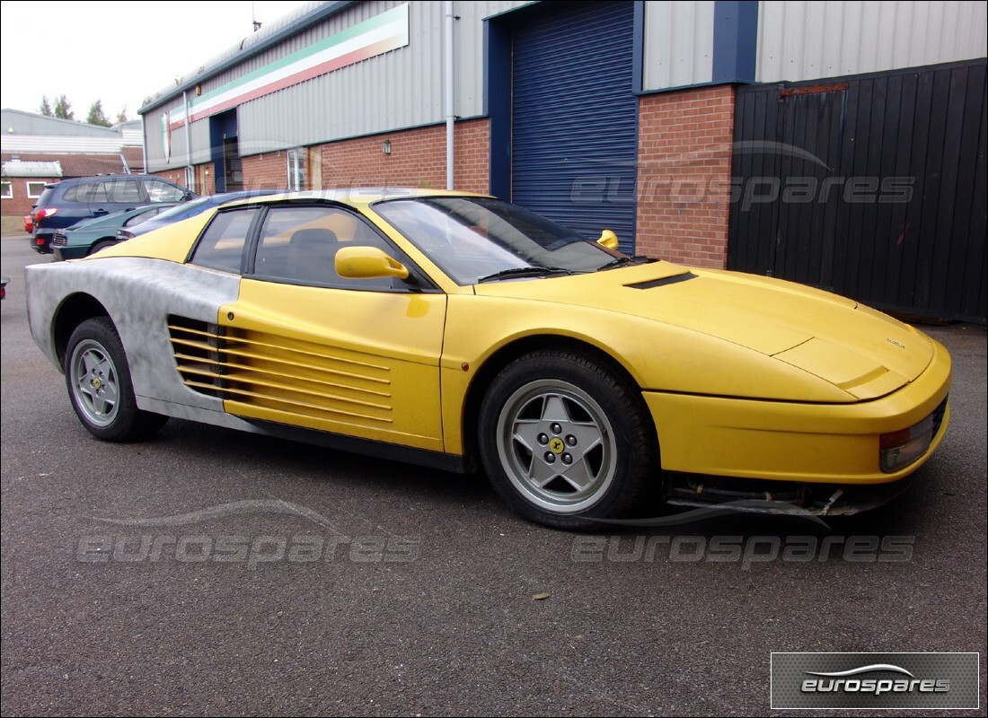 Ferrari Testarossa (1990) with 18,000 Kilometers, being prepared for breaking #5