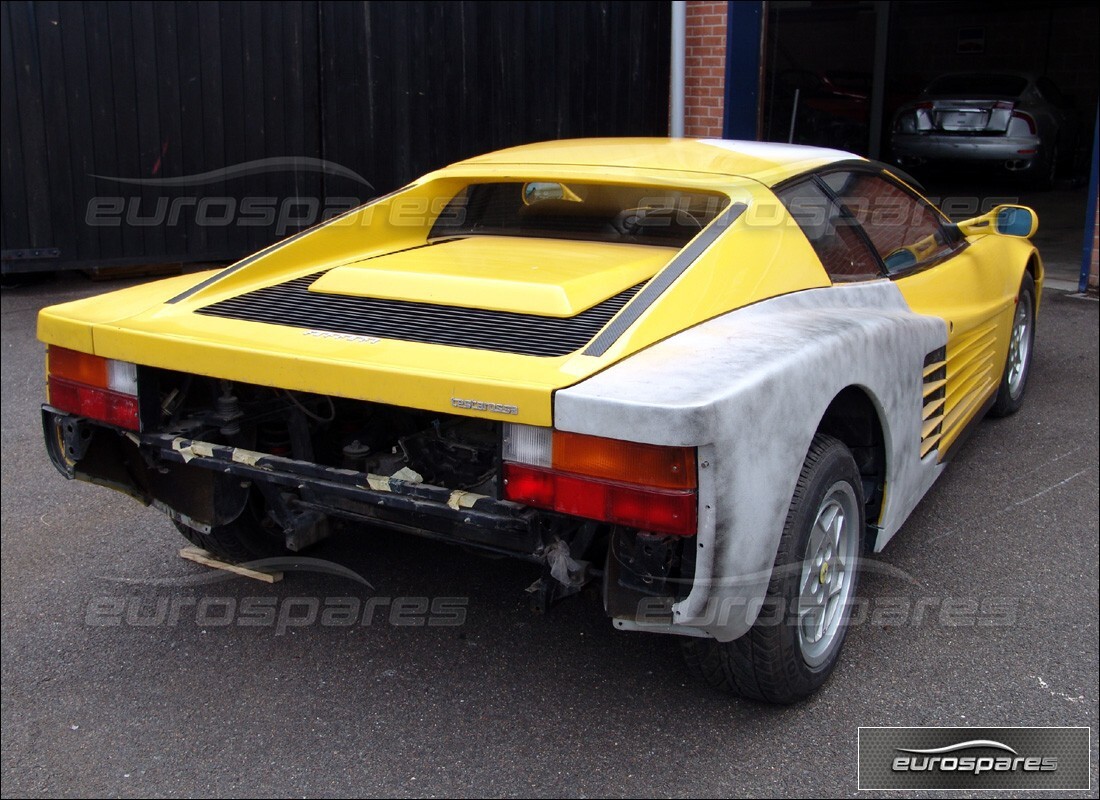 Ferrari Testarossa (1990) with 18,000 Kilometers, being prepared for breaking #3