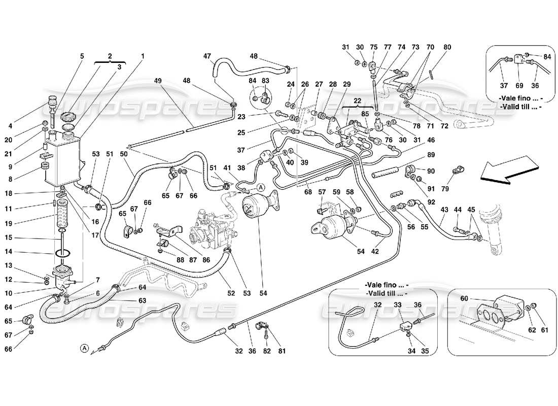 Part diagram containing part number 62790300