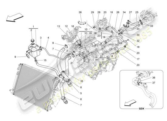 Maserati Ghibli (2015) Part Diagrams | Eurospares