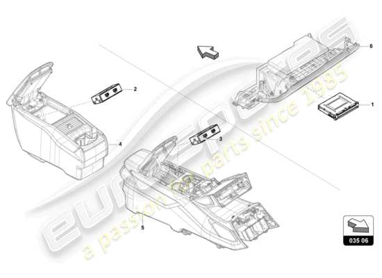 Lamborghini Urus Performante (2023) Part Diagrams